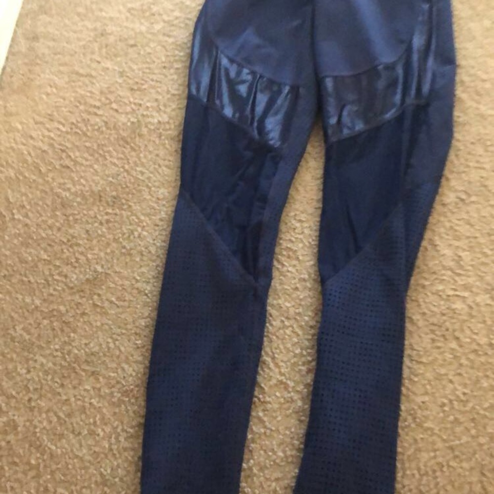 Blue DIY leggings